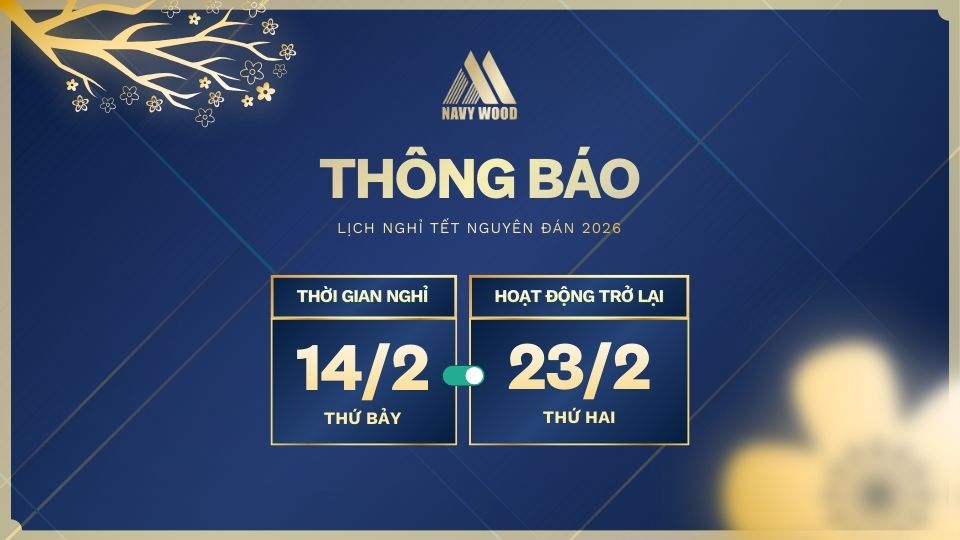 Navy Wood | Thông báo lịch nghỉ Tết nguyên đán 2026 